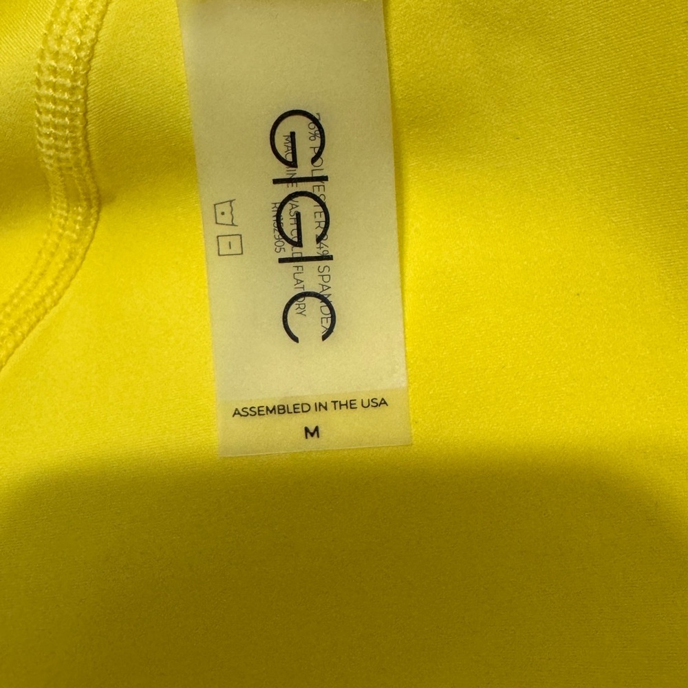 GIGI C Yellow Riley One Piece Swimsuit surf suit size m - Picture 7 of 8